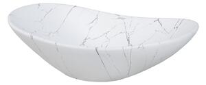 Comad Lena mosdótál 61.5x36 cm ovális mosdótálak fehér UN-LENA-MW17