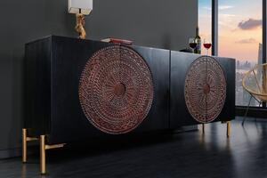MANDALA exkluzív mangófa komód - 160cm