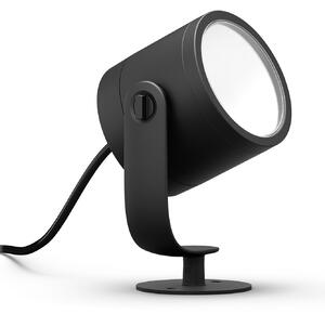 Spotlámpa Philips Hue, Philips Hue Lily XL, dimmable, Fekete, Fém, Modern