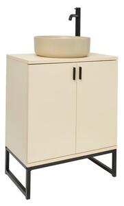 Fürdőszobaszekrény mosdóval Ceramia Easy 60x73x36 cm jázmin matt EASYUMDB9
