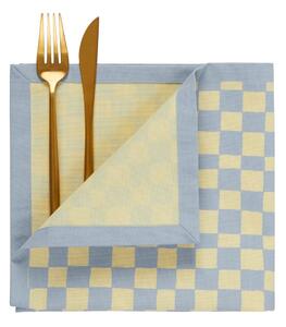 CHECKER STYLE pamut szalvéta 42x42cm