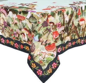 FUNGHI & FLOWERS pamut asztalterítő 250x160cm