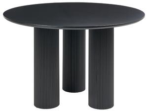 Étkezőasztal TULEMALU Fekete 120 cm 120 cm