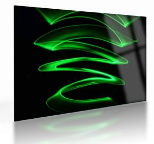 Kép - neonhullámok (üvegen) (70x50 cm)