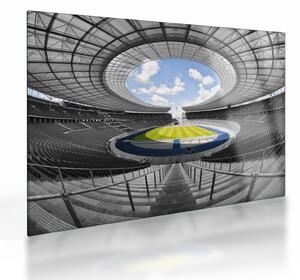 Kép - futballstadion (üvegen) (70x50 cm)