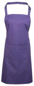 Premier Workwear Kantáros konyhai kötény zsebbel - Lila