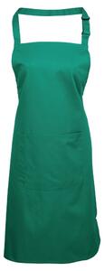 Premier Workwear Kantáros konyhai kötény zsebbel - Emerald
