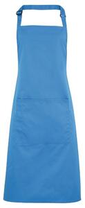 Premier Workwear Kantáros konyhai kötény zsebbel - Zafír kék