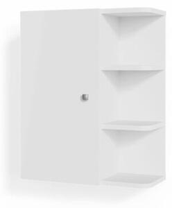 Vicco Fynn fali fürdőszoba szekrény, fehér, 47x59 cm