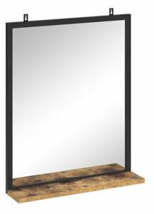 Vicco fürdőszobai tükör, old style/fekete, 50x60x12 cm