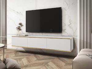TV szekrény/asztal I Othelo (fehér + fehér + arany). 1070582