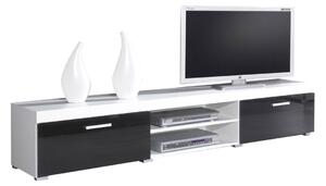 TV szekrény/asztal MA8 Mambo (fehér + fényes fekete). 1070581