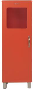 Piros lakkozott vitrin Tenzo Malibu 50 x 41 cm