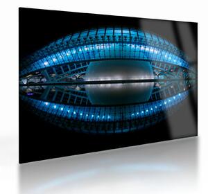 Egy kép a futballstadionról (üvegen) (70x50 cm)