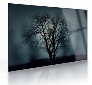 Kép egy fáról napfogyatkozáskor (üvegen) (70x50 cm)