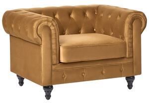 Fotel CHESTERFIELD Bársony Arany