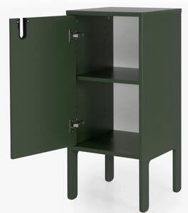 Matt zöld lakkozott szekrény Tenzo Uno 40 x 40 cm