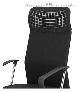 Irodai szék Songmics, fekete, OBN034B01, 120 kg, 79x50x12 cm