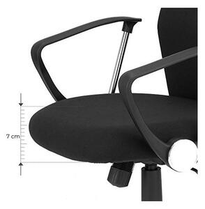 Irodai szék Songmics, fekete, OBN034B01, 120 kg, 79x50x12 cm