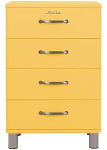 Sárga lakkozott komód Tenzo Malibu 60 x 41 cm