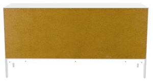 Matt fehér lakkozott komód Tenzo Uno 171 x 46 cm
