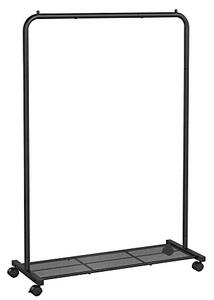 Gurulós ruhaállvány, Songmics, fekete, 90.5x40.5x158 cm