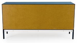 Matt petróleumkékre lakkozott komód Tenzo Uno 171 x 46 cm