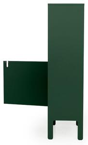 Matt zöld lakkozott könyvespolc Tenzo Uno 152 x 76 cm