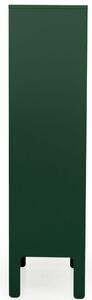 Matt zöld lakkozott könyvespolc Tenzo Uno 152 x 76 cm