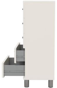Fehérre lakkozott komód Tenzo Malibu 60 x 41 cm II