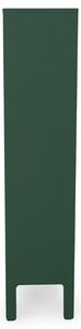 Matt zöld lakkozott könyvespolc Tenzo Uno 176 x 109 cm