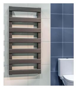 Luxrad Scala New fürdőszoba radiátor dekoratív 84x40 cm szürke/grafit SCN840400S007