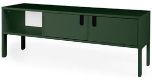 Matt zöld lakkozott TV asztal Tenzo Uno 137 x 40 cm