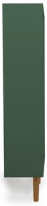 Zöld lakkozott cipőtartó Tenzo Svea 129 x 58 cm