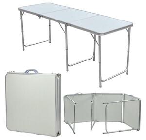 Kerti asztal Travel (6 fő részére) (alumínium + fehér). 1052675