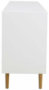 Fehér lakkozott komód Tenzo Svea 170 x 44 cm