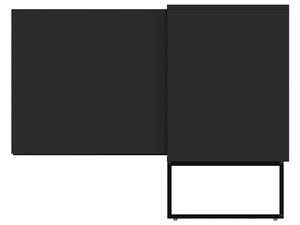 Matt fekete lakkozott komód Tenzo Lipp I. 118,5 x 43 cm