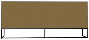 Matt fehér lakkozott komód Tenzo Lipp 176,5 x 43 cm