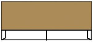 Matt fekete lakkozott komód Tenzo Lipp I. 176,5 x 43 cm