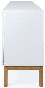 Fehérre lakkozott komód Tenzo Patch 238,5 x 47 cm