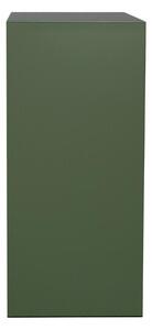 Zöld lakkozott moduláris könyvespolc Tenzo Z 70 x 32 cm