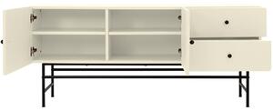 Matt fehér lakkozott komód Tenzo Koktél 157,8 x 41,5 cm