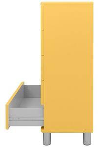 Sárga lakkozott komód Tenzo Malibu 86 x 41 cm III