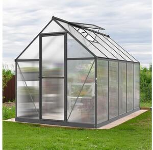 Üvegház LANITPLAST SARANA 6x10 PC 4 mm fekete színű LG4333