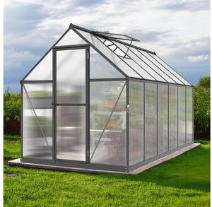 Üvegház LANITPLAST SARANA 6x12 PC 4 mm fekete színű LG4335