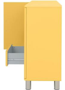 Sárga lakkozott komód Tenzo Malibu 146 x 41 cm