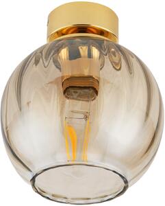 TK Lighting Devi mennyezeti lámpa 1x15 W fekete-arany-borostyán 4741