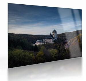 Karlstejn képe (üvegen) (70x50 cm)