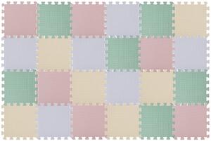 Puzzle habszivacs játszószőnyeg szett 24db Light, 180x120cm