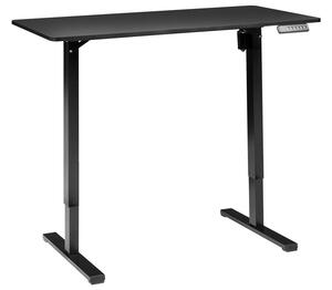 Fekete elektromosan állítható íróasztal 120 x 60 cm TAVARES